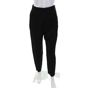 Penny Black Womens Pleated Waist Detail Side Zippered Pants Black Size 40